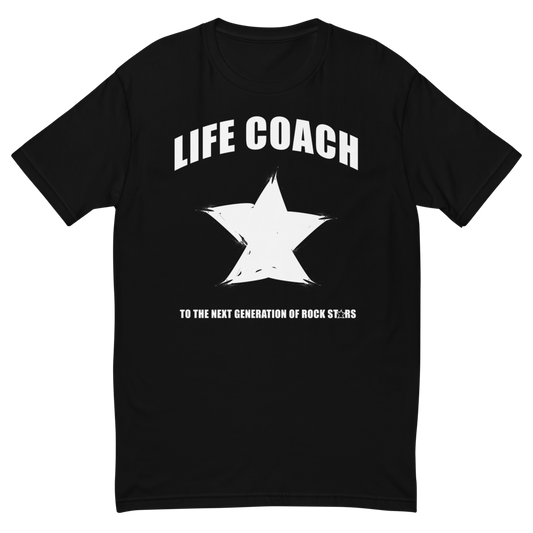 Life Coach to the Next Generation of Rock Stars tshirt from Numb Skull Designs