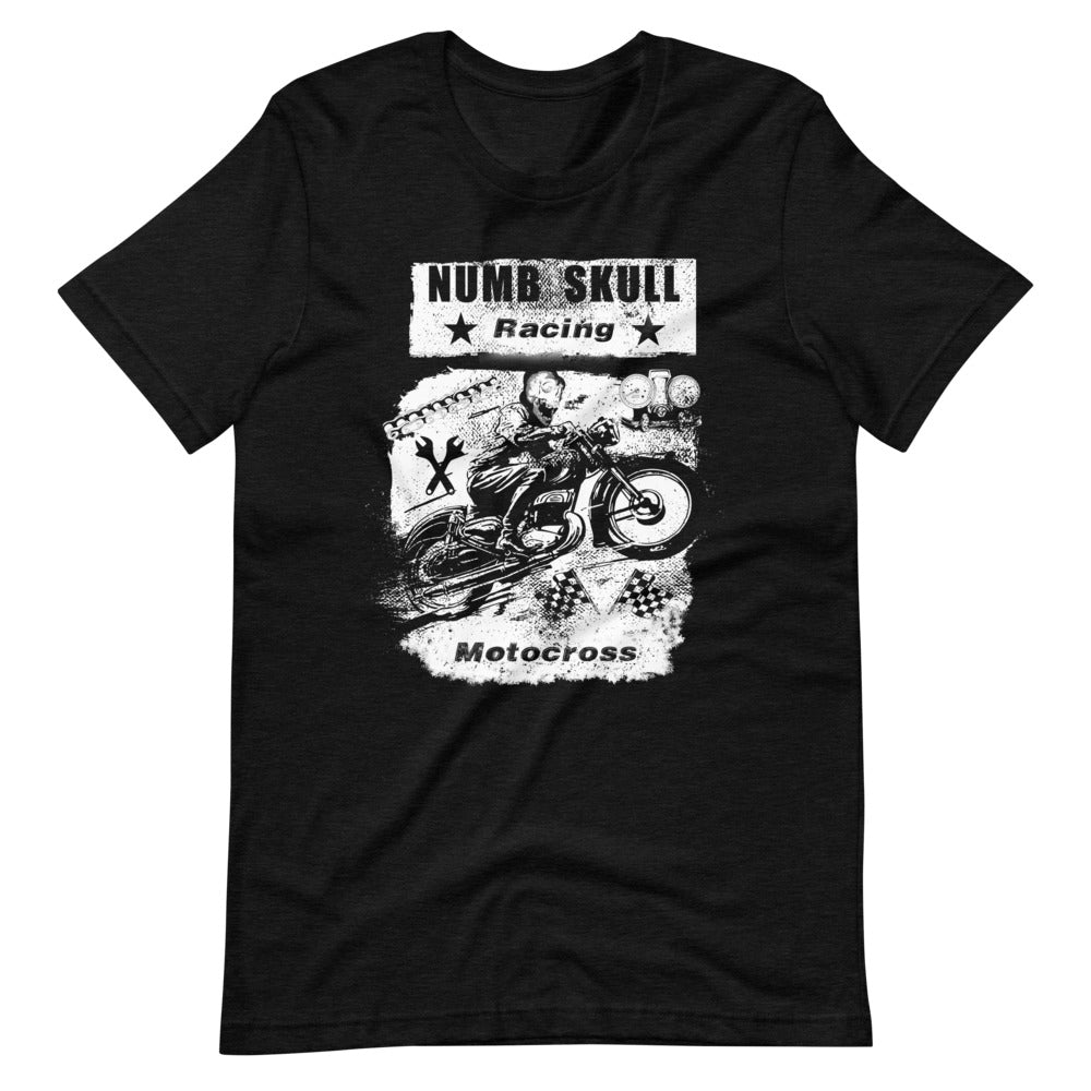 numb skull racing motocross t-shirt